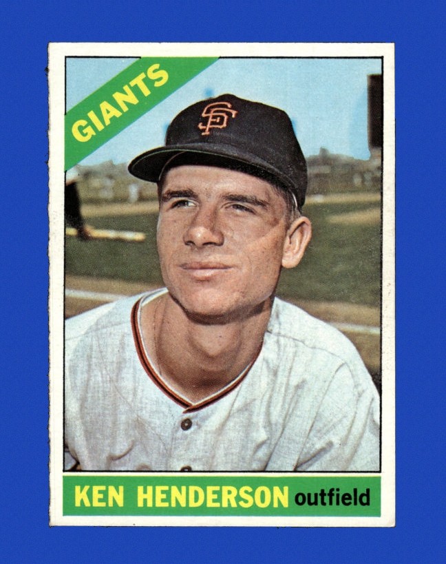 1966 Topps Set-Break # 39 Ken Henderson EX-EXMINT *GMCARDS*