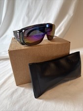 OVERSIZED WRAP AROUND DRIVING SAFETY SUN GLASSES Fit Over RX Eye Glass W/CASE