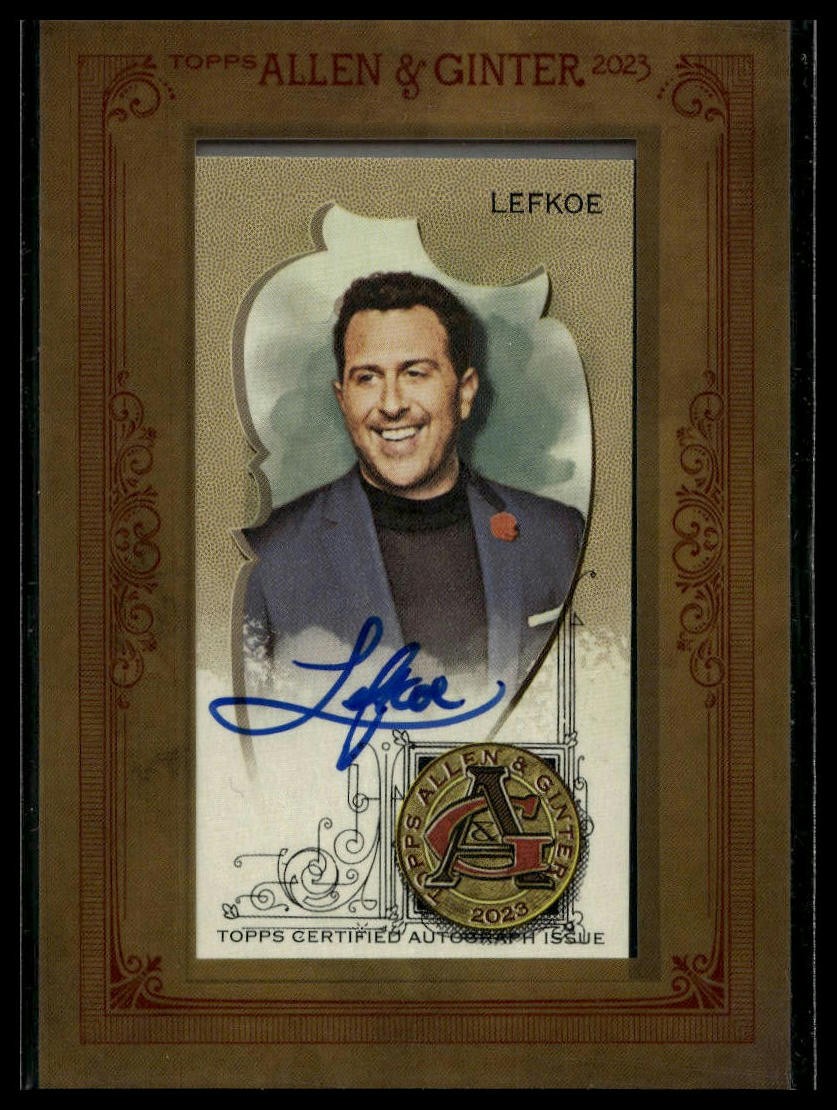 2023 Topps Allen & Ginter #MA-ALE Adam Lefkoe Framed Mini Autographs