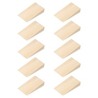 "10 StüCk Holz TüRstopper, 1,97\"X1,18\"X0,39\" Rutschfeste TüRkeile FüR Zuhause"