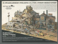 Fine Scale Miniatures advertisement for the SWAKHAMMER’S WELDING CO. kit color