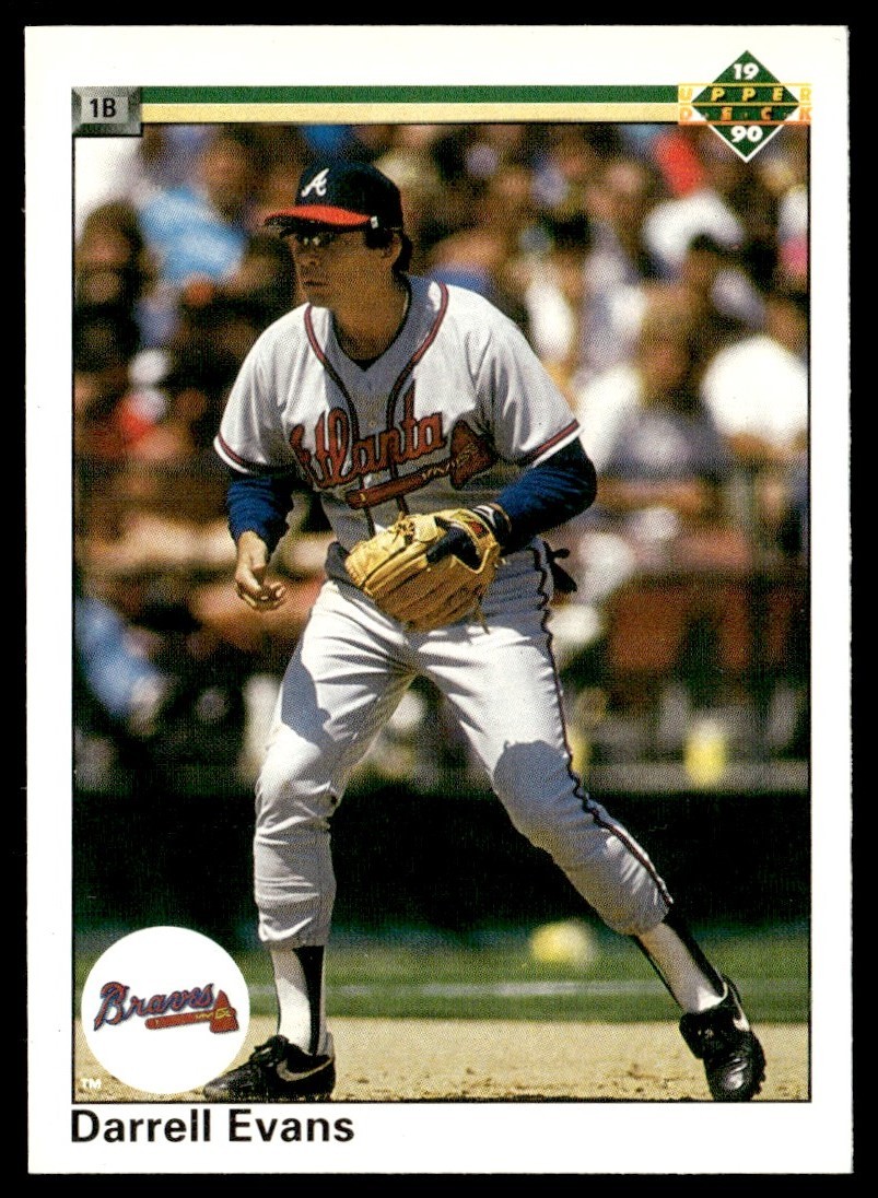 1990 Upper Deck Darrell Evans Atlanta Braves #143A