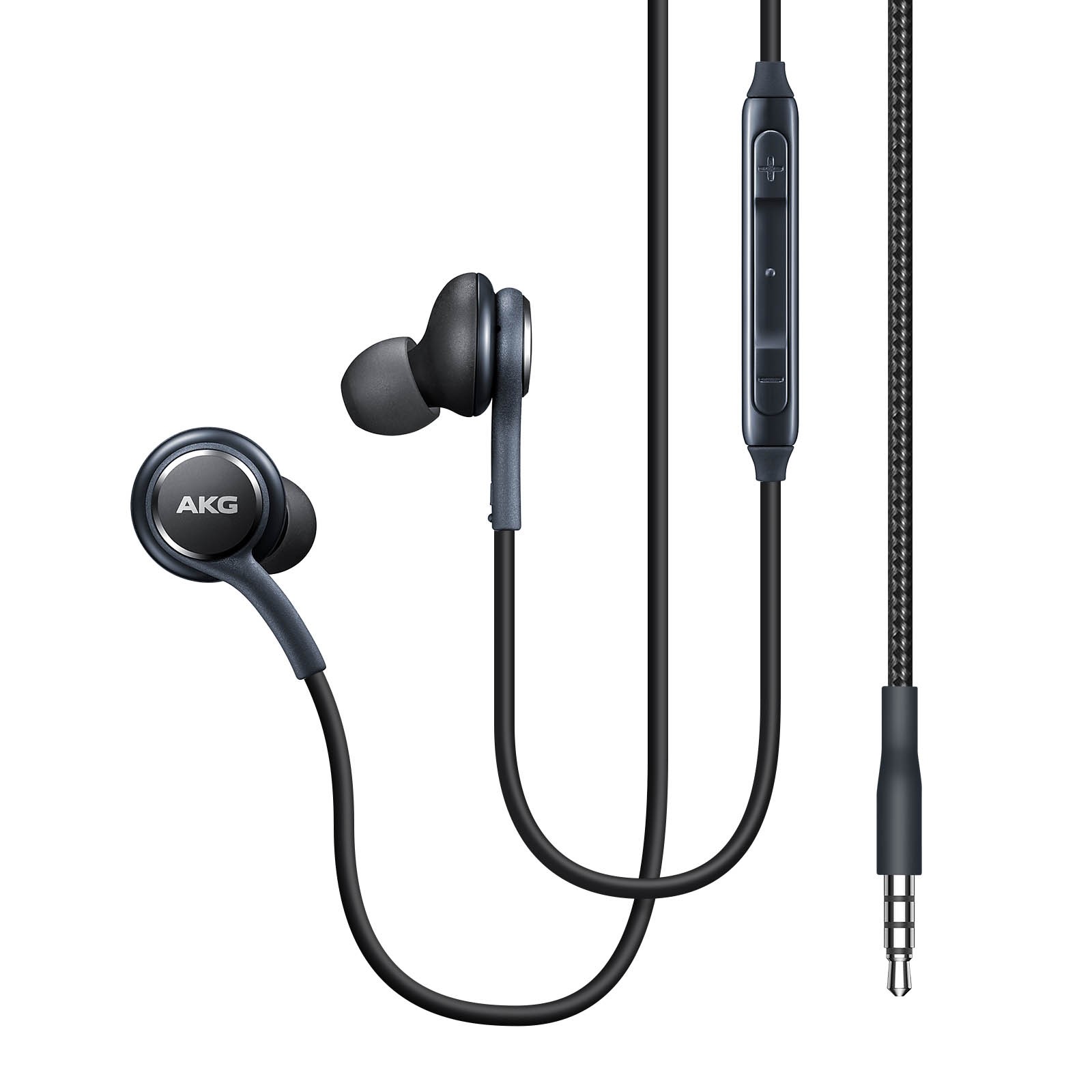 Écouteurs Jack 3.5mm Samsung avec kit piéton filaire universel et micro pour smartphone noir