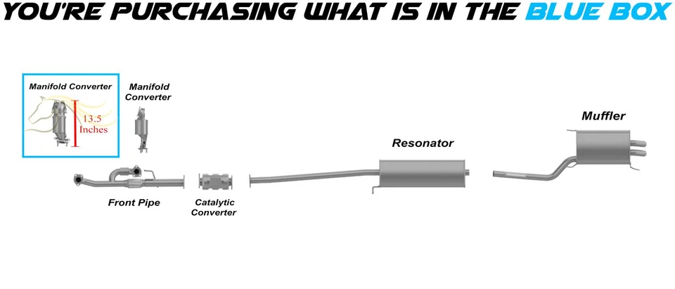 Catalítico del lado del conductor aprobado por la EPA se adapta a: 2004-2008 Acura RL TL 3,5 L 3,2 L Foto 3 de 4
