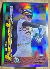 Brent Rooker 2024 Topps Archives 1995 At The Break #95ATB-23 Holofoil Athletics