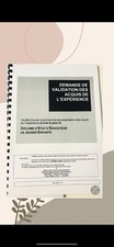 LIVRET 2 VAE EJE REFORME 2024 + prépa complète orale +présentation devant jury