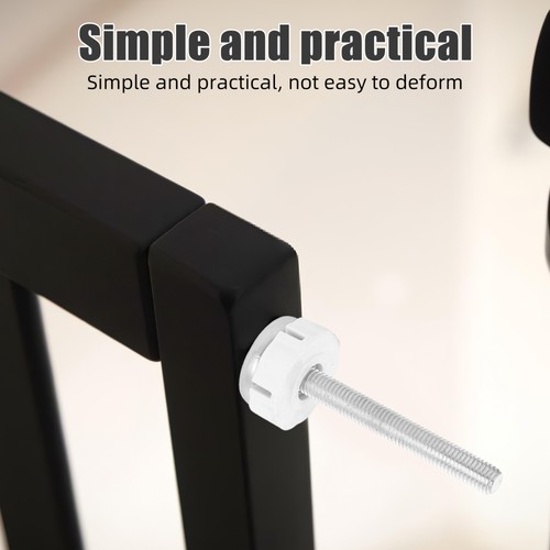 4Pcs Gate Bolts Threaded Spindle Rod for Pet Fence Safety Install - Picture 3 of 12