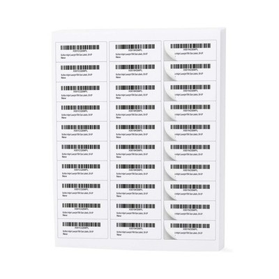 Buhbo 30-UP FBA Product Sticker Labels 1'' x 2-5/8'' Address Labels for Laser &...