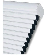 Persilux 24x48" 100% Blackout Honeycomb Cellular Window Shade, White 