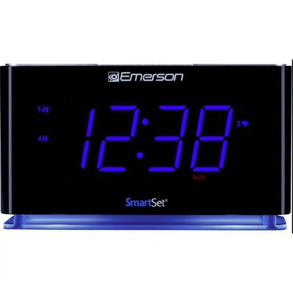 Radio With Bluetooth Speaker Large Led Display Night Light F