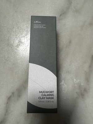 Isntree Mugwort Calming Clay Face Mask Oil Control Non-Irritating 3.38 oz