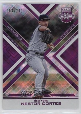 2016 Panini Elite Extra Edition Aspirations Purple /200 Nestor Cortes #178 0r2f