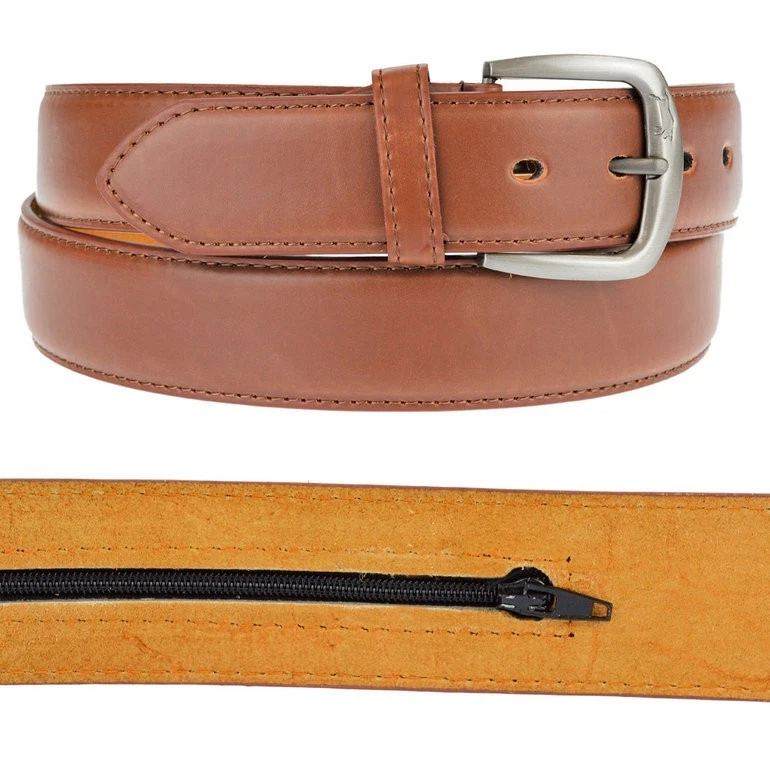 VEN TOMY Herren Damen BackingTresor Gürtel Geheimach Geldgürtel Safegürtel hell