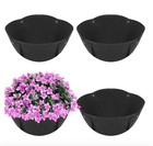 4 Pcs Round Fabric Planter Basket Liner,14 inch Coco Fiber Liner Felt Liners ...