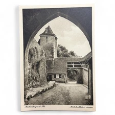 Vintage Rothenburg O.D.Tbr. Postcard By Bruhka Kupfertiefdruck