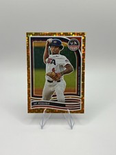 2024 Panini USA Stars & Stripes - Jay Woolfolk Orange /75 Braves, Virginia