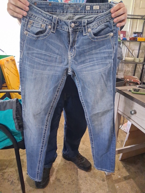 Miss Me Womens Jeans Size 29" Waist 31"inseam JES5731BR  Boot