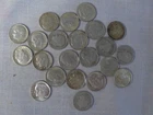 Roosevelt Dimes Lot Of 22 1946-1964 90% Silver 10c