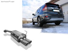 Fox Edelstahl Sportauspuff Honda CR-V 4 ab 2012 2x90mm rund abgeschrägt
