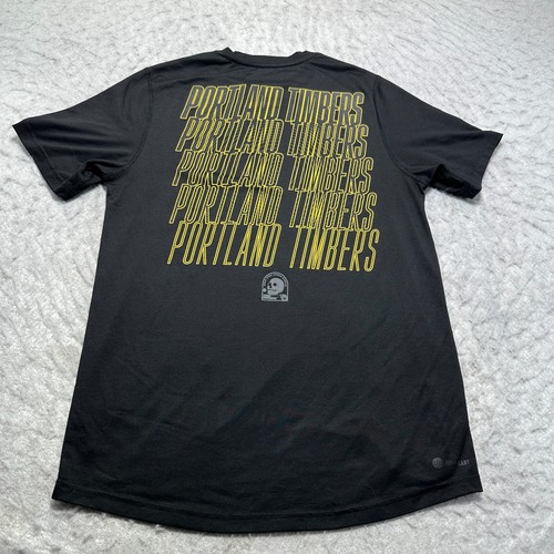 adidas AeroReady Portland Timbers T Shirt Black Short Sleeve Mens Size Small S - Picture 9 of 11