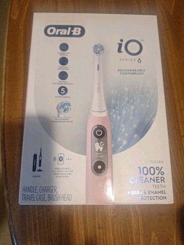 Oral-B iO Series 6 Elektrische Wiederaufladbare Zahnbürste - Pink