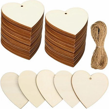 30 St&uuml;ck  Herzf&ouml;rmig mit Schnurseil  8cm  DIY Deko