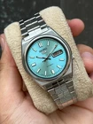 Vintage Seiko 5 Automatic 7009 Blue Dial 17 Jewel Refurbished WristWatch Japan