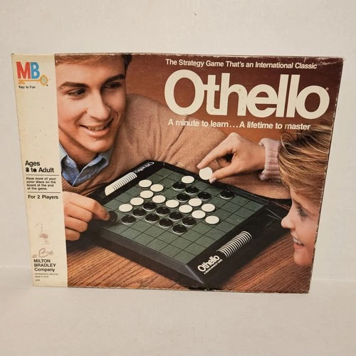 Othello Milton Bradley Vintage 1986 Classic Board Game No Instructions