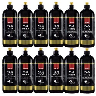 Rupes D-A-Fine Series Fine Polishing Compound - (12) 1-Liter Bottles