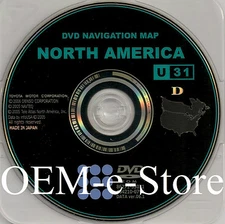 2006 2007 2008 2009 Toyota Prius 4Runner Sienna Navigation DVD U.S CAN Map OEM