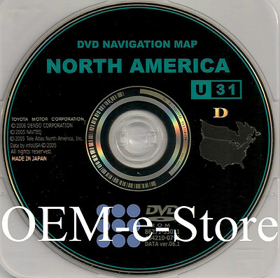 2007 2008 Lexus RX 400 RX400h Hybrid Navigation DVD U.S Canada Map U31 OEM Disc