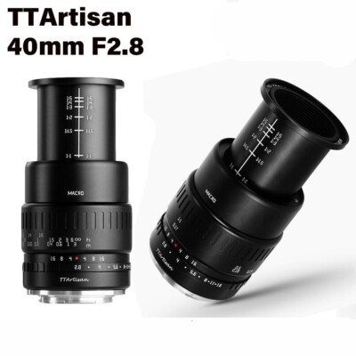 TTArtisan 40mm F2.8 APS-C Macro Lens For Fuji X Mount Camera X-A1, X-A10, X-A2