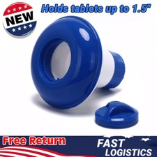 ABS Chlorine Tablet Dispenser Adjustable Flow,Floating Design for Pools/Spas