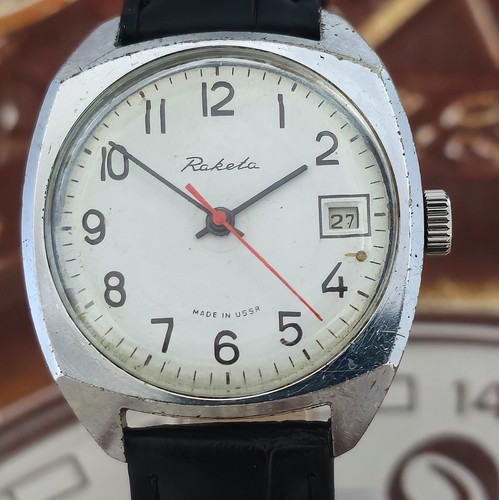 Watch USSR RAKETA 2614.Н Vintage SOVIET Mechanical Wristwatch Date Indicator