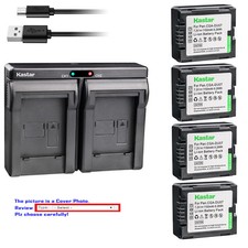 Kastar Battery Dual Charger for HITACHI DZ-BP7S DZ-GX5020 DZ-HS300 DZ-HS300A