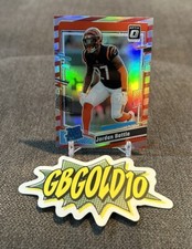 Jordan Battle 2023 Donruss Optic Red White Freedom Stripe Rated Rookie Case Hit