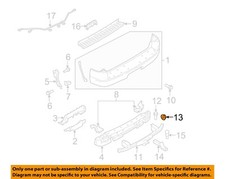 Tuerca de placa de soporte de transmisión de motor de motor Fiesta Ford OEM 11-16 W520515S442