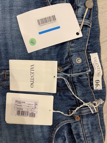 VALENTINO ROCKSTUD UNTITLED 06. cotton denim jeans size 30 - Picture 6 of 7