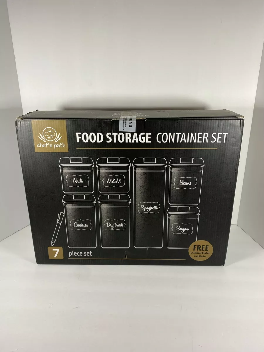 Chefs Path Food Storage Container Set - 7 Piece