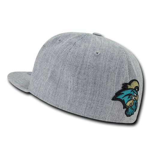 PIPPENSTORE×CLUBHAUS×CC CAP-Gray CCU Coastal Carolina University NCAA Fitted Flat Bill Baseball Cap
