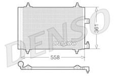 DENSO Kondensator A/C PEUGEOT 307 Break (3E) 2.0 HDI 110 (2002 - ) DCN07005