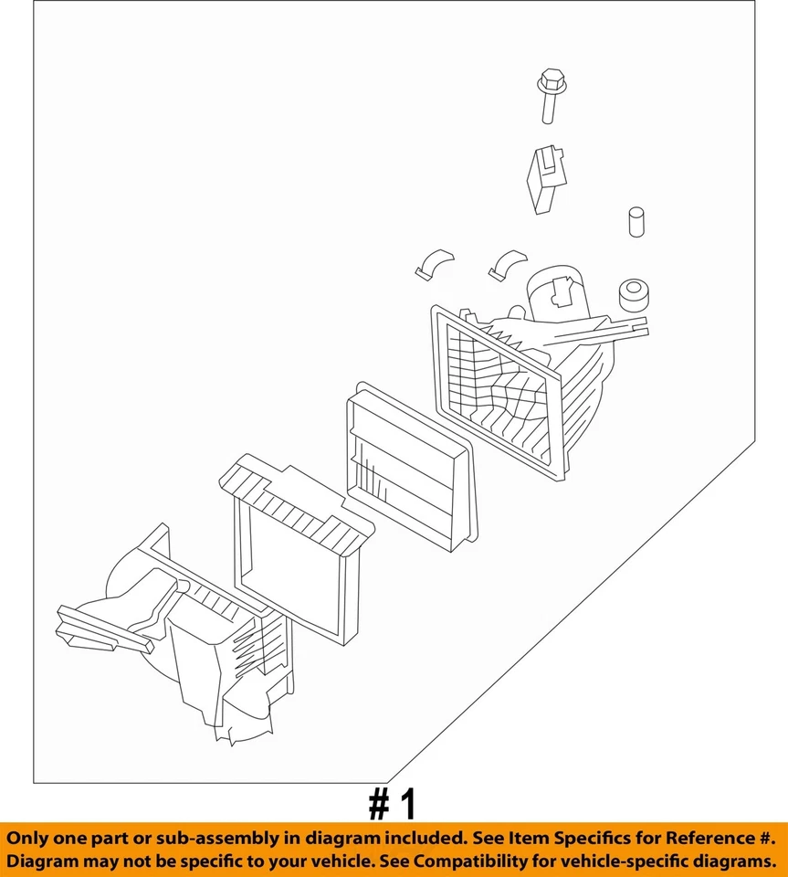 Conjunto de filtro de aire usado se adapta a: Infiniti M45 2008 grado A Foto 4 de 4
