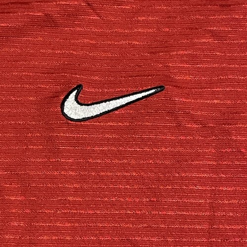 Vintage Nike Men's Shirt Large red USA Made Soccer Jersey Training Y2K Read - Picture 7 of 14