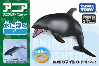 Takara Tomy ANIA Tier AS-19 Weißseitiger Delphin Floatable Ver. Actionfigur