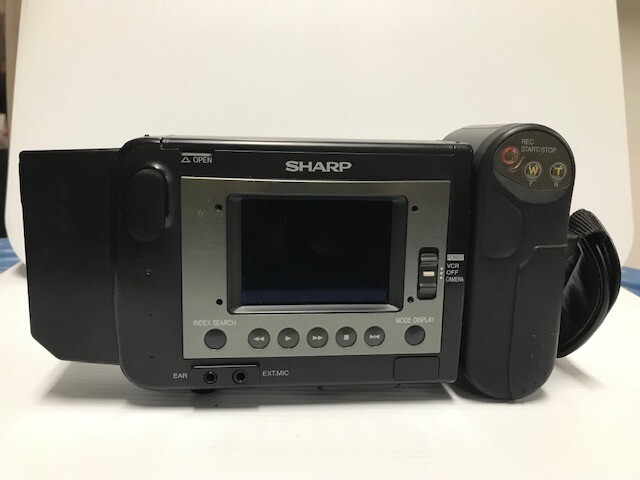 SHARP Video8 VIEWCAM VL-EL300 ① Sharp VL-E30 Viewcam video8 (video8) – Van Eck Video Services