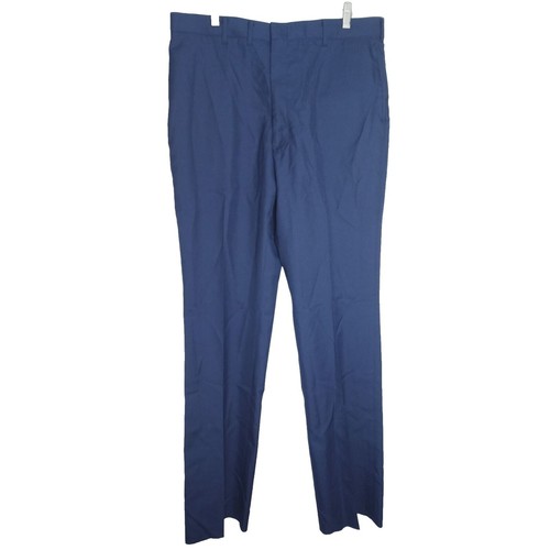 usmc dress blue trousers USMC Service Dress Sky Blue Poly/Wool Gabardine Dress Pants W/ Stripes 31
