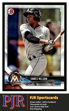 2018 Bowman #BP33 James Nelson Marlins  BUY 4 - 35% OFF