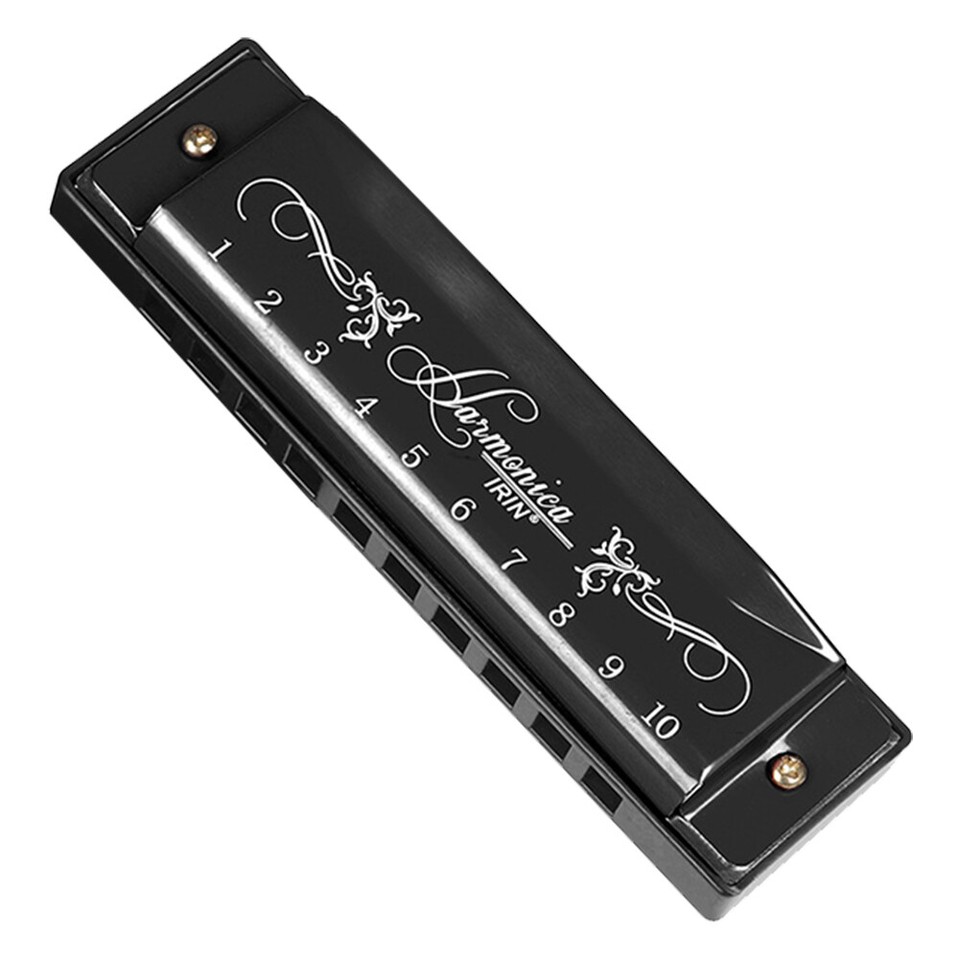 10 Hole 20 Tone Lightweight Harmonica Woodwind Instrument C Key Mouth