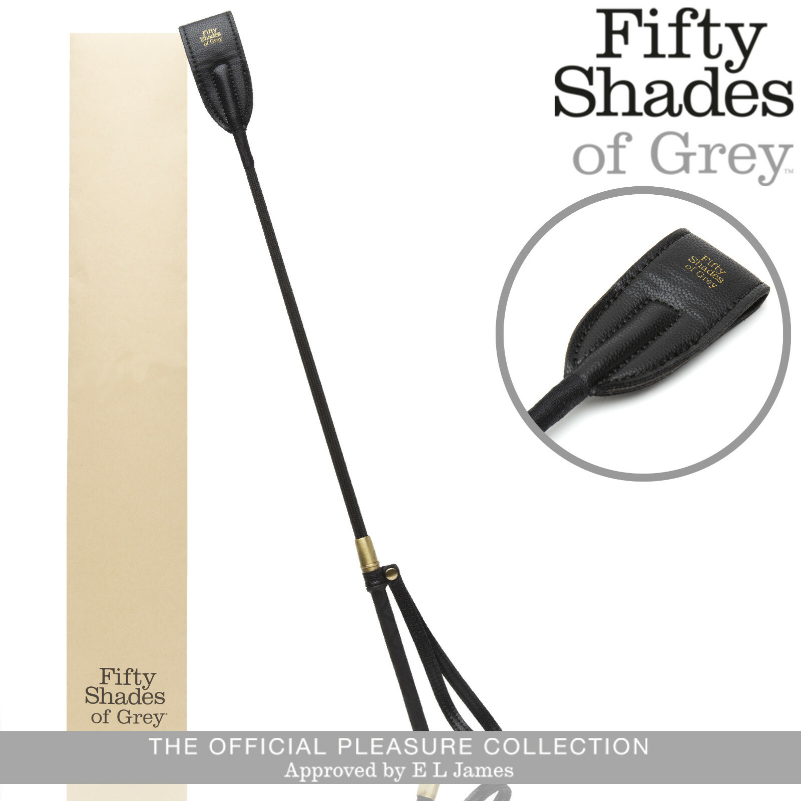 Fifty Shades of Grey - Bound To You Riding Crop Frustino Erotico Sculacciatore