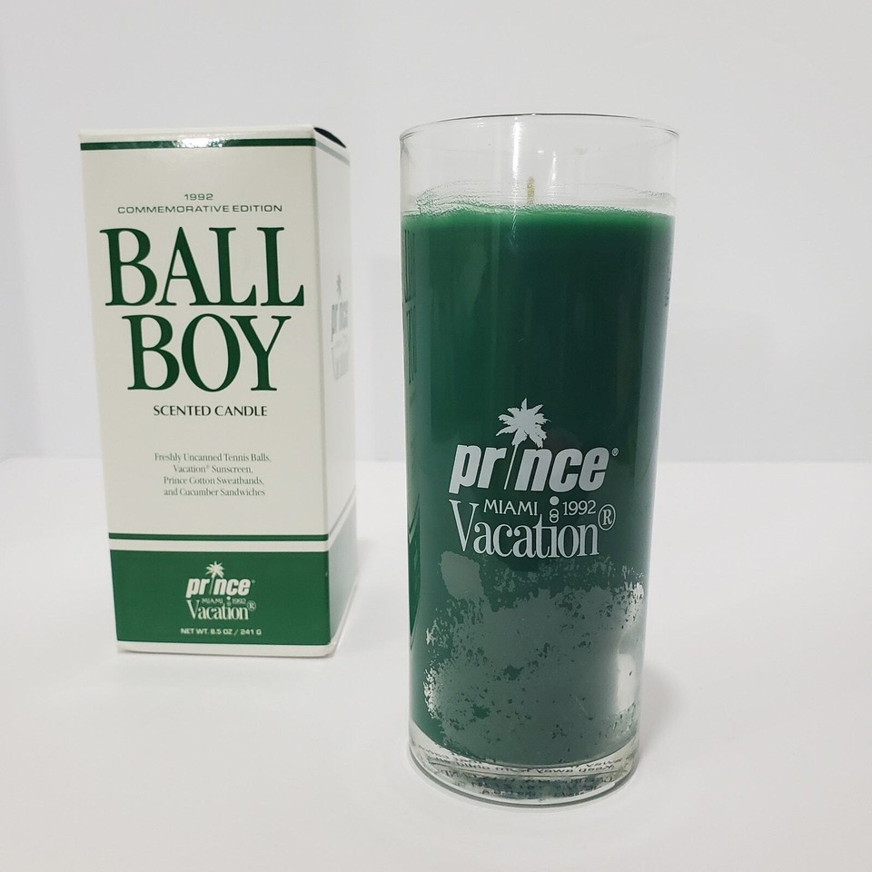 Vacation x Prince Tennis BALL BOY Scented soyblend Candle balls